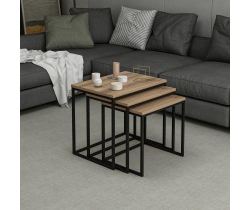 Mööblikomplekt lauad Evia - Walnut