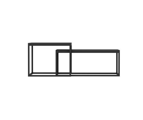 Mööblikomplekt lauad Leka - Black