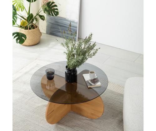 Kohvilaud Bubble Wood - Fume, Oak