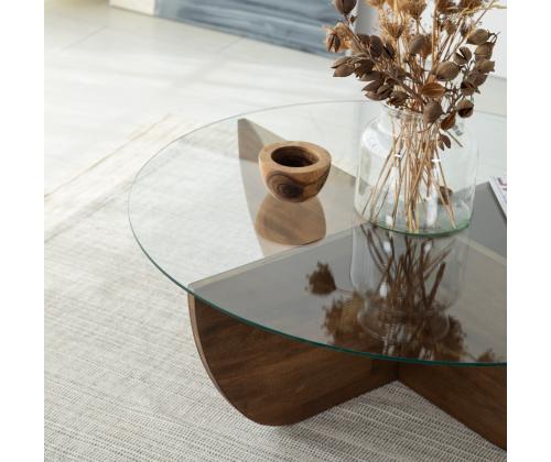 Kohvilaud Lily Wood - Walnut