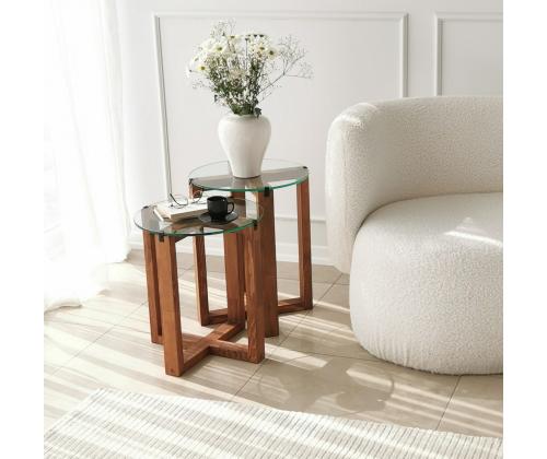 Mööblikomplekt lauad Amalfi - Walnut