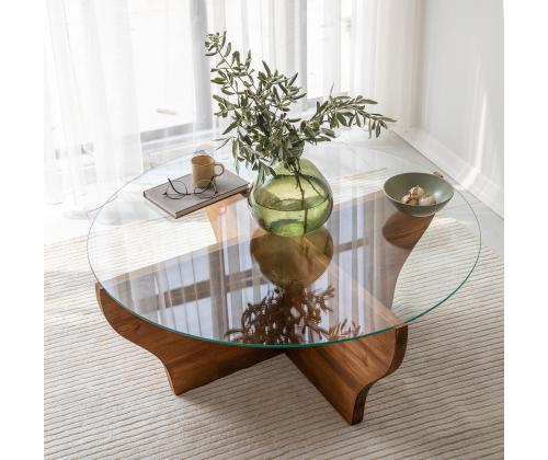 Kohvilaud Amphora - Chestnut