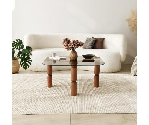 Kohvilaud Kei - Walnut, Bronze