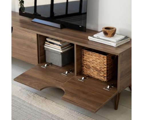 TV laud Grotte - Walnut v2