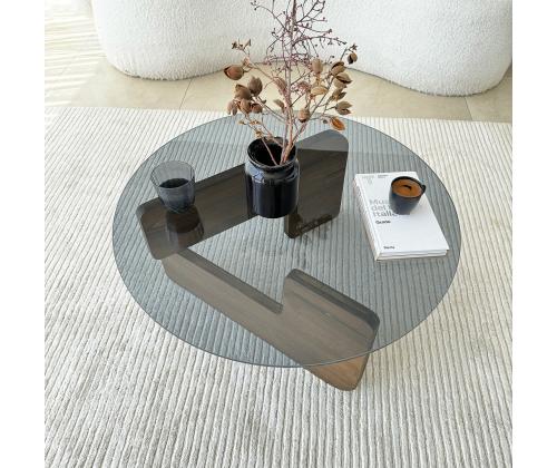 Kohvilaud Mia - Walnut, Fume