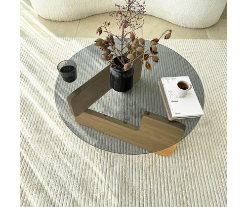 Kohvilaud Mia - Oak, Fume