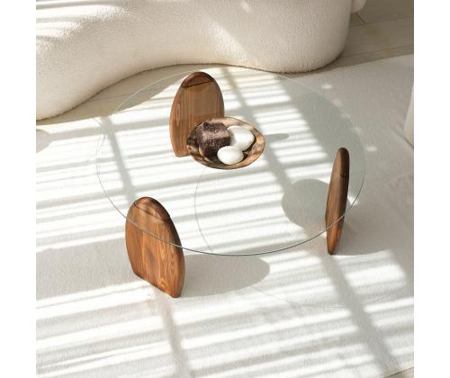 Kohvilaud Surf - Chesnut, Transparent