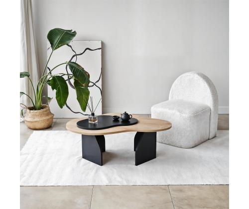 Kohvilaud Melted - Sapphire Oak, Black