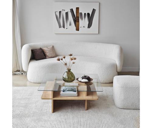 Kohvilaud Saga Square - Sapphire, Transparent