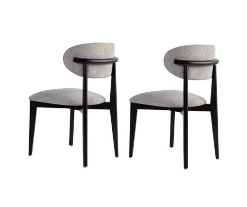 Mööblikomplekt toolid Lionte - Grey, Black