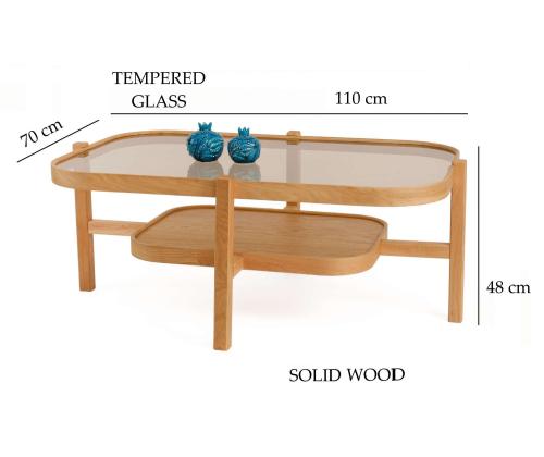 Kohvilaud Godiva - Oak