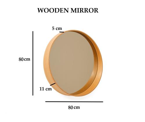 Peegel Bias 80 - Oak