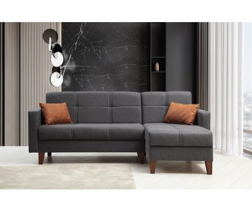 Diivan Polya - Dark Grey