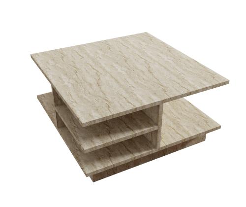 Kohvilaud Skull - Travertine