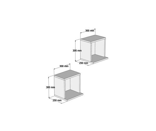 Sevima - White, Walnut