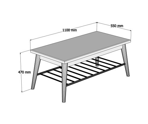 Kohvilaud Sakura - Walnut