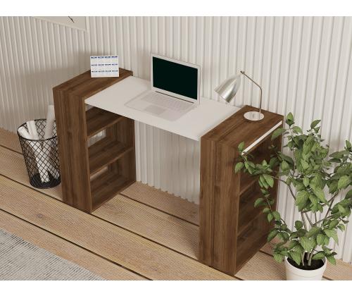 Handy - Walnut, White