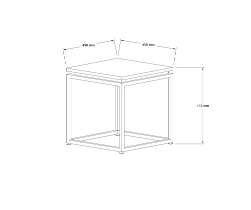 Kohvilaud Leylak - Black