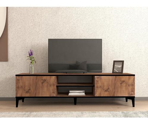 TV laud Begi - Atlantic Pine, Black