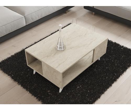 Kohvilaud Yuka - Travertine