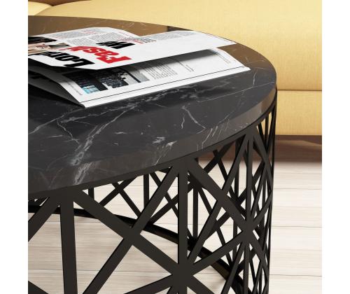 Kohvilaud Selin - Black Marble