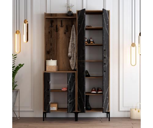 Berlin BA - Walnut, Black Marble