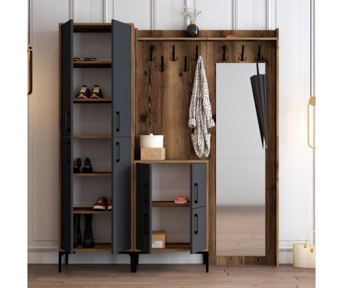 Berlin ABC - Walnut, Anthracite