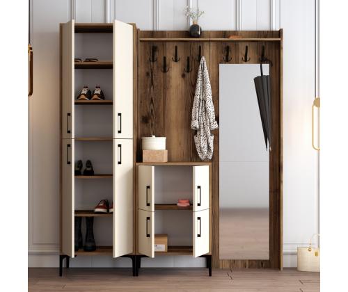 Berlin ABC - Walnut, Cream