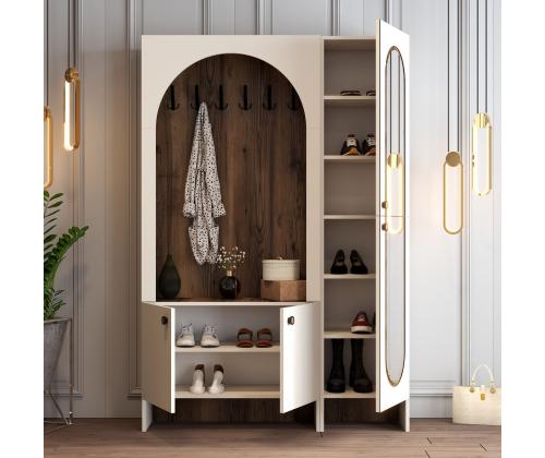 Palermo Km - Cream, Walnut