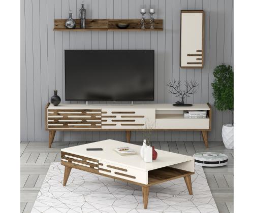 Valensiya - Walnut, Cream