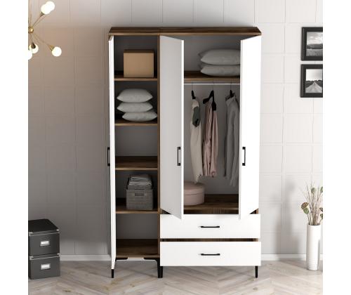 Kumsal PT - Walnut, White