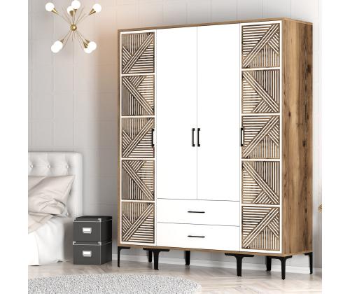 Kumsal PTP - Walnut, White