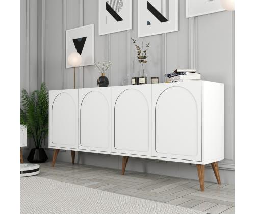 Lyon 81 - White, Walnut