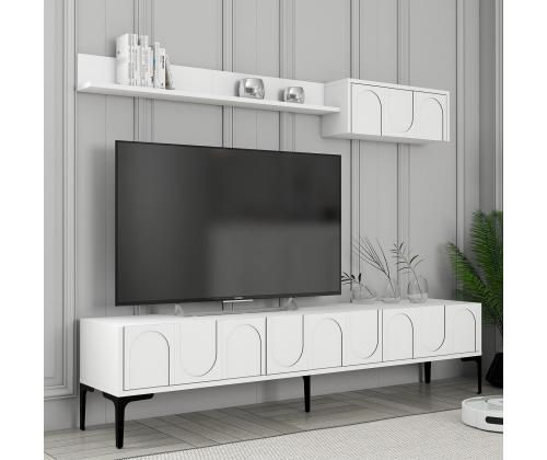 TV laud Lyon 2 - White, Black