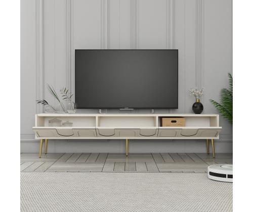TV laud Lyon 43 - Cream, Gold