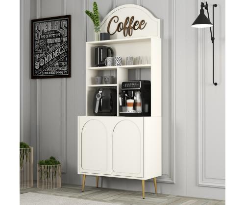 Kohvilaud Lyon 80 - Cream, Gold