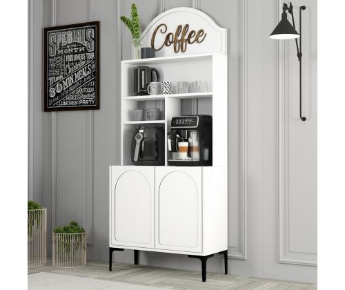 Kohvilaud Lyon 80 - White, Black