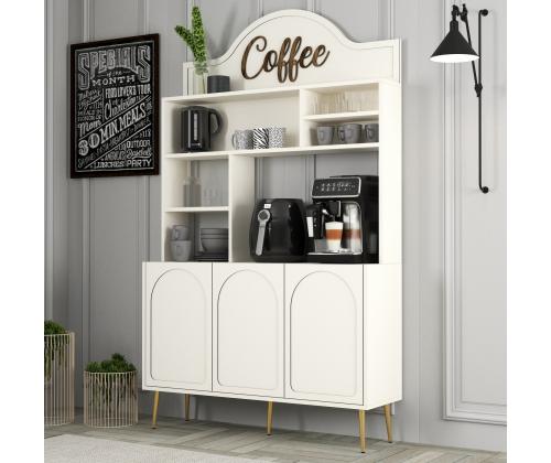 Kohvilaud Lyon 120 - Cream, Gold