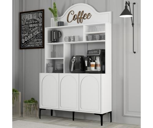 Kohvilaud Lyon 120 - White, Black