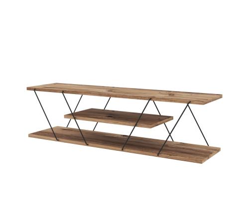 TV laud Canaz v2 - Black, Walnut