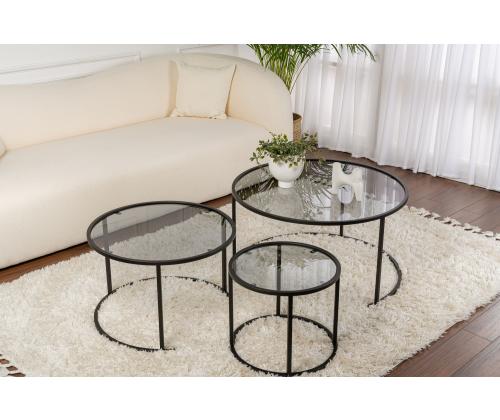 Kohvilaud Aurum - 80, 60, 42 - Black, Grey