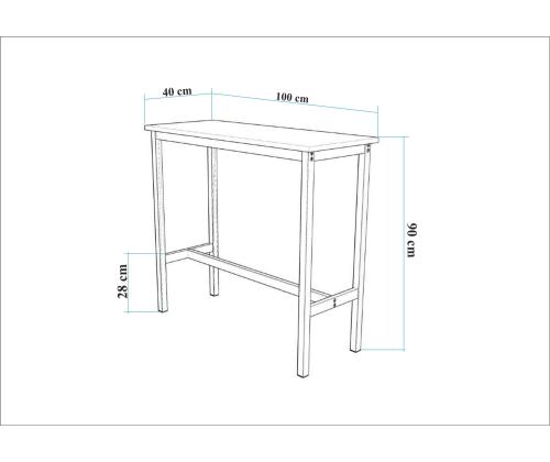 Baarilaud Mola 100 - Barok Black