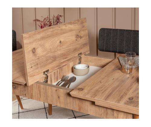 Mööblikomplekt toolid Vina 1053 - Anthracite, Atlantic