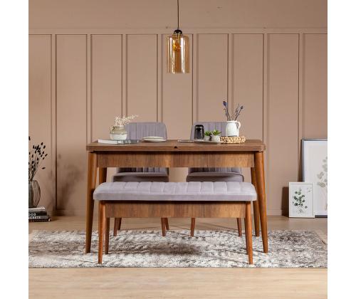 Vina Bench Soho, Walnut