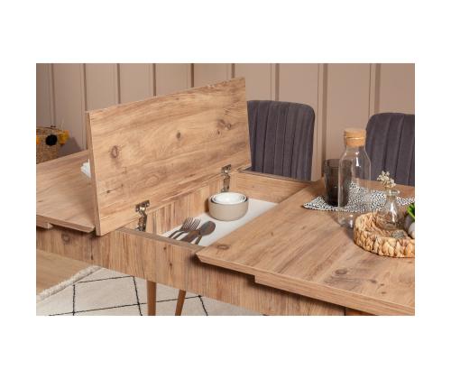 Mööblikomplekt toolid Vina 0701 - 4 - Anthracite, Atlantic