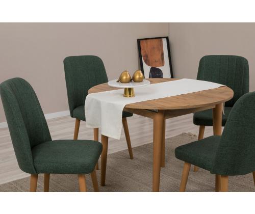 Mööblikomplekt toolid Vina 1070 - Atlantic Pine, Green