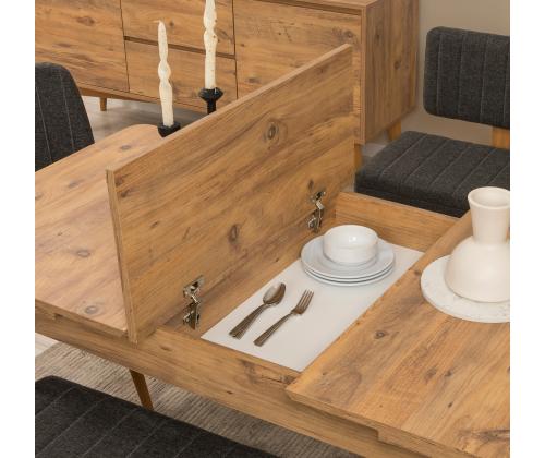 Mööblikomplekt toolid Vina - Atlantic Pine, Anthracite