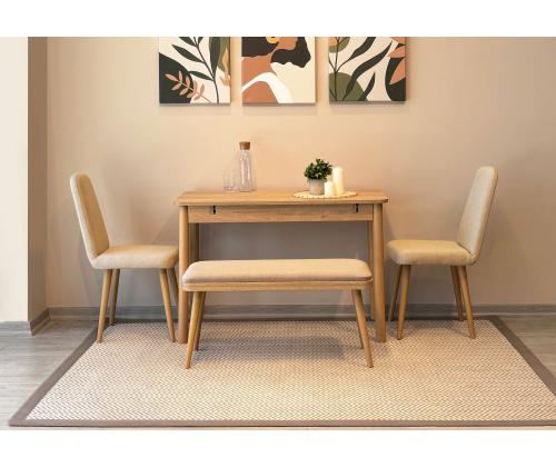 Mööblikomplekt toolid Vina Mini 01 1005 - Oak, Cream