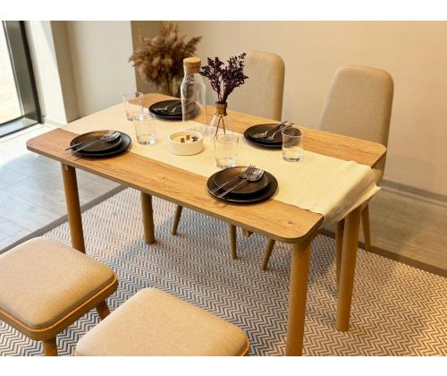 Mööblikomplekt toolid Vina Mini 02 1005 - Oak, Cream