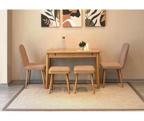 Mööblikomplekt toolid Vina Mini 02 0900 - Oak, Stone